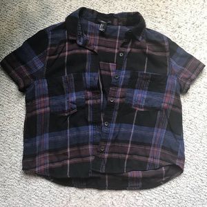Woman’s Small Forever 21 Flannel Crop Top